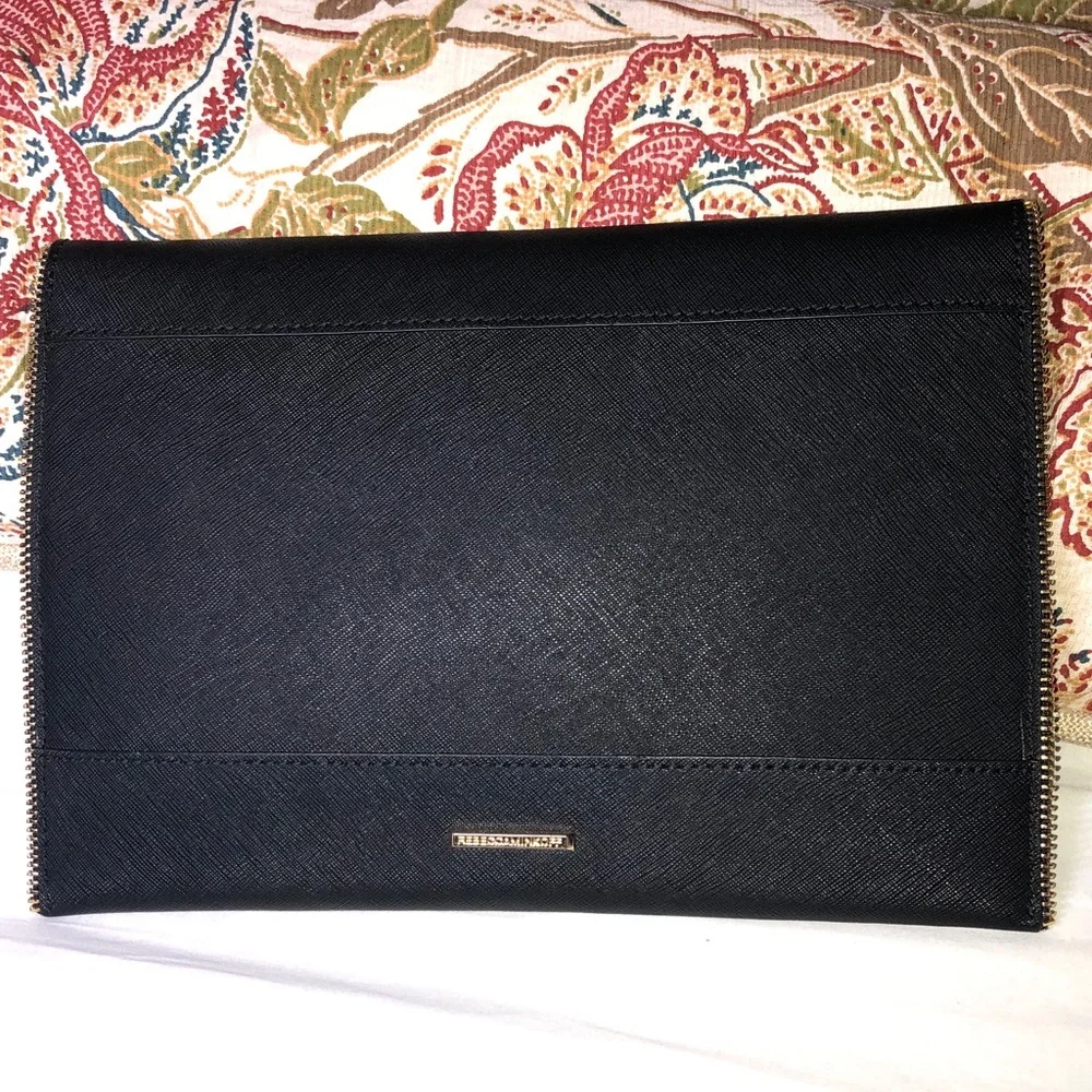 Rebecca Minkoff LEO ENVELOPE Saffiano Clutch NWOT